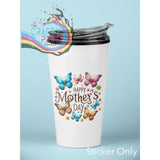 Happy Mother’s Day Butterfly UV DTF Sticker | Mug Decal