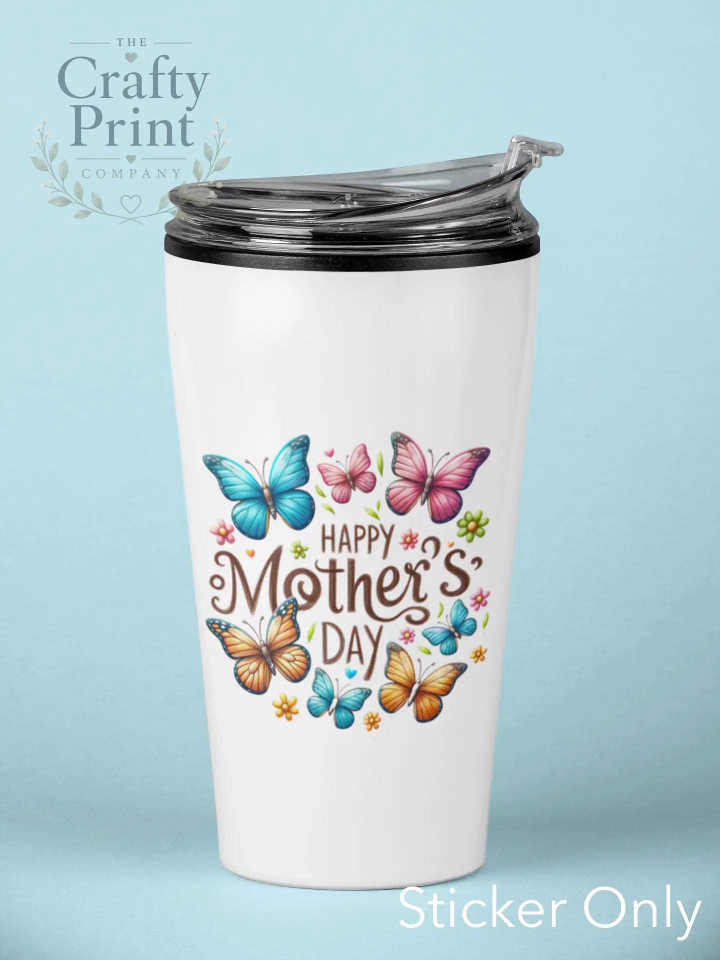 Happy Mother’s Day Butterfly UV DTF Sticker | Mug Decal
