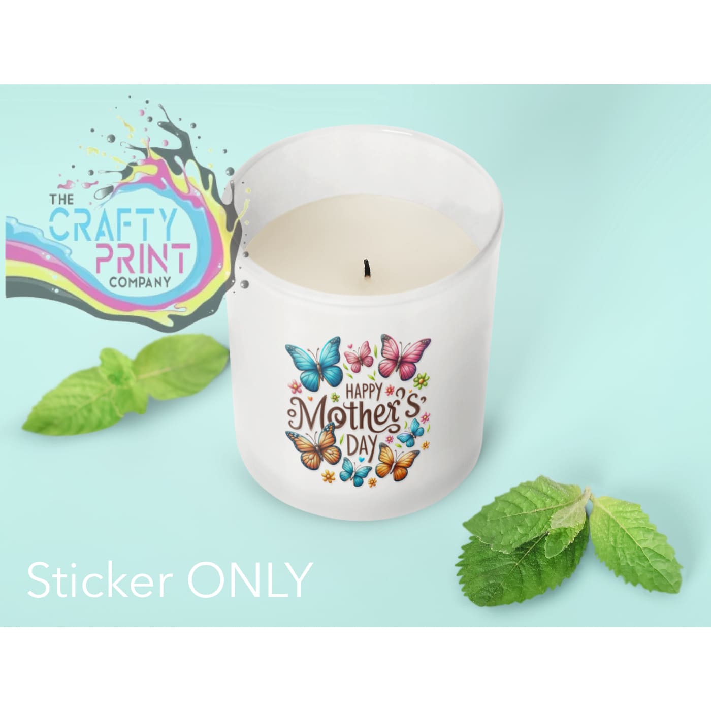Happy Mother’s Day Butterfly UV DTF Sticker | Mug Decal