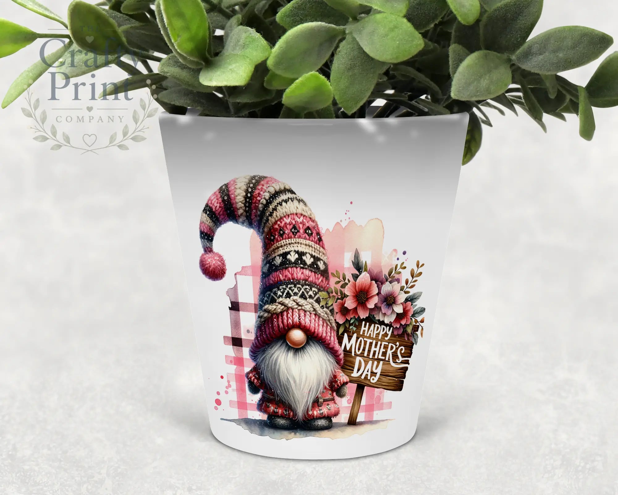 Happy Mother’s Day Gnome Plant Pot - Home & Garden > Lawn