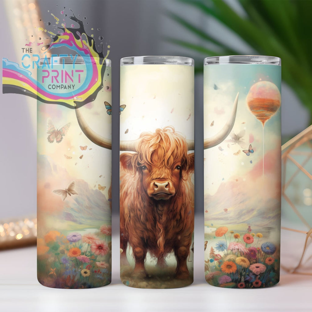 Highland Cow Design 20oz Tumbler