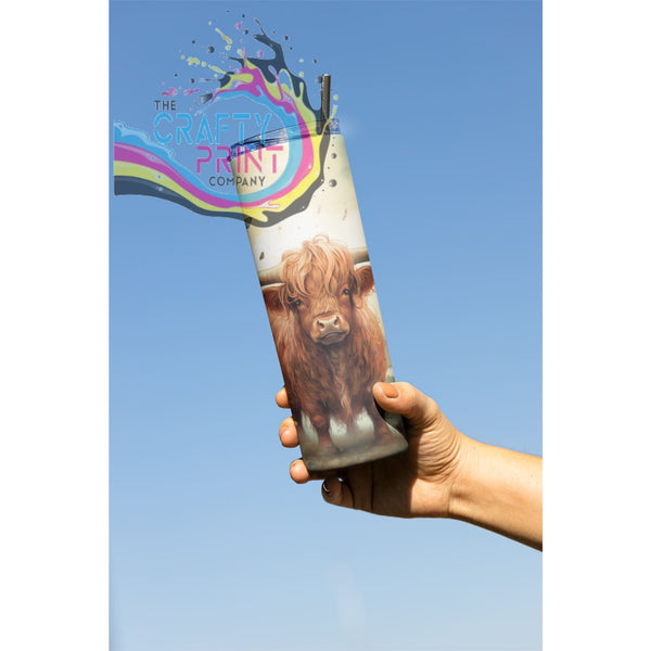 Highland Cow Design 20oz Tumbler