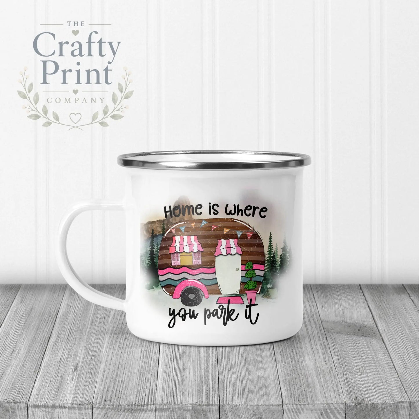 Home is where you park it Mug - Enamel - Mugs