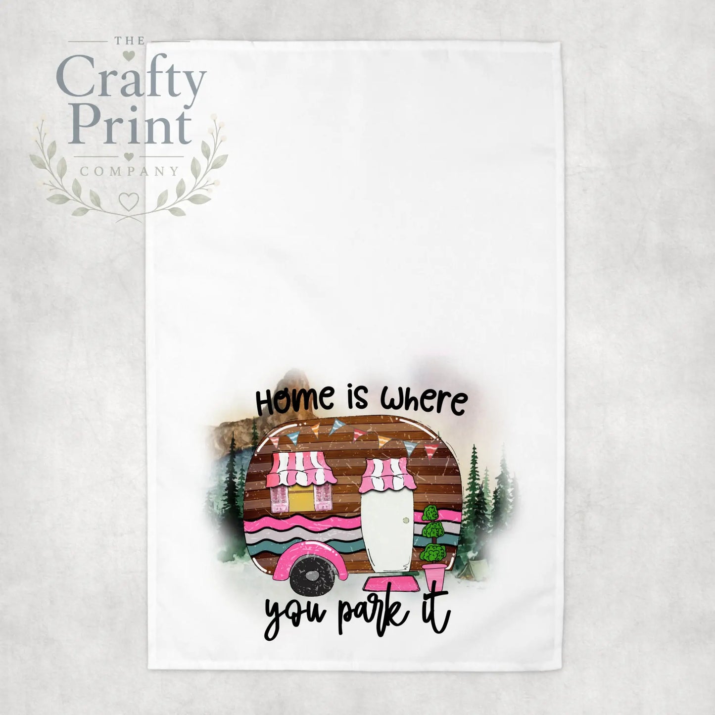 Home is where you Park It Tea Towel - Kitchen Towels
