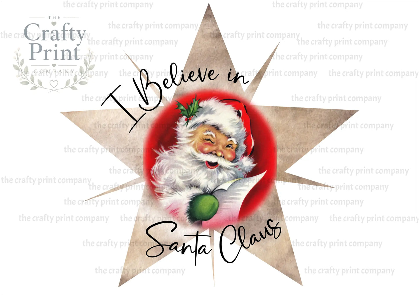 I Believe in Santa Claus Star Digital Download - Artwork