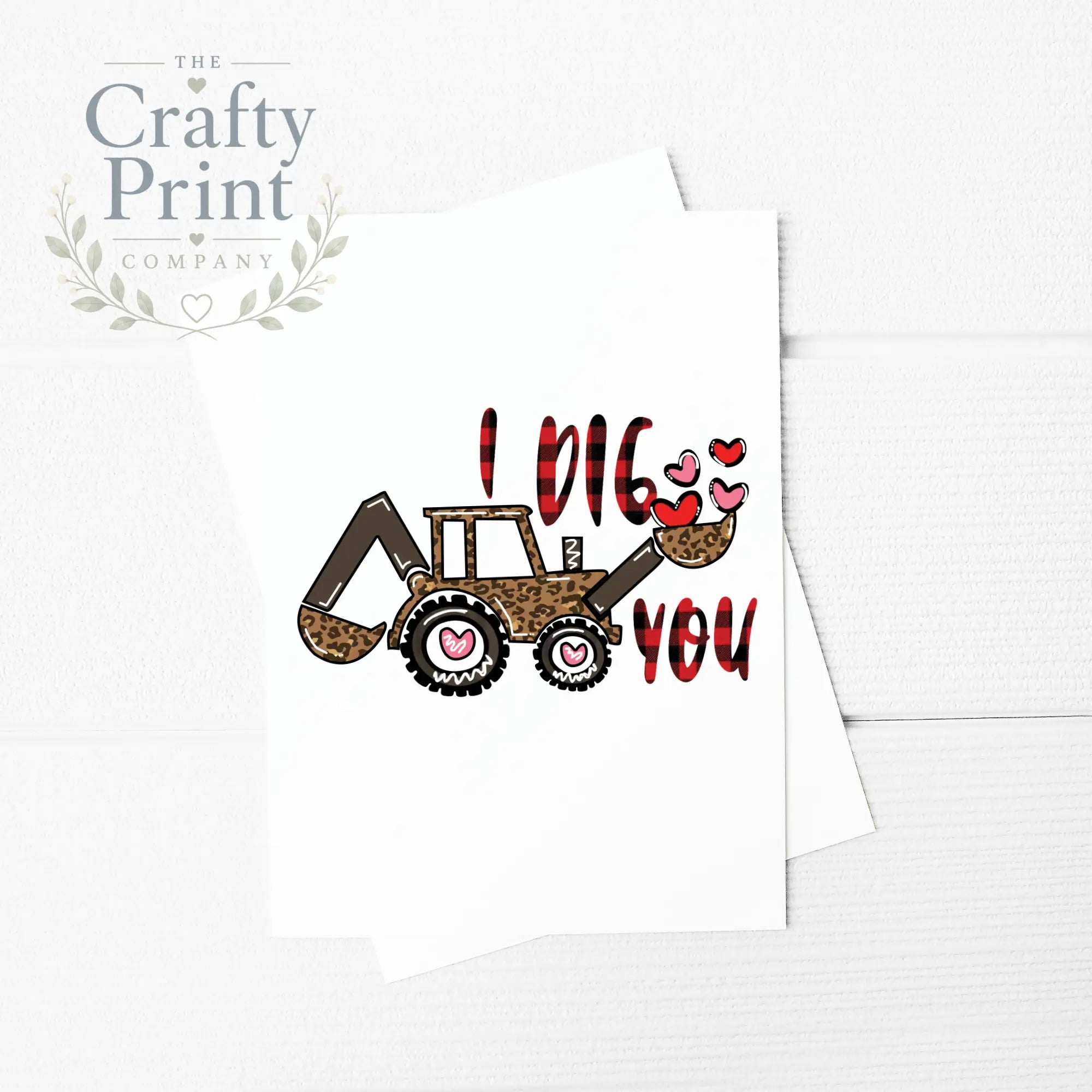 I dig You A5 Greeting Card & Envelope - Note Cards