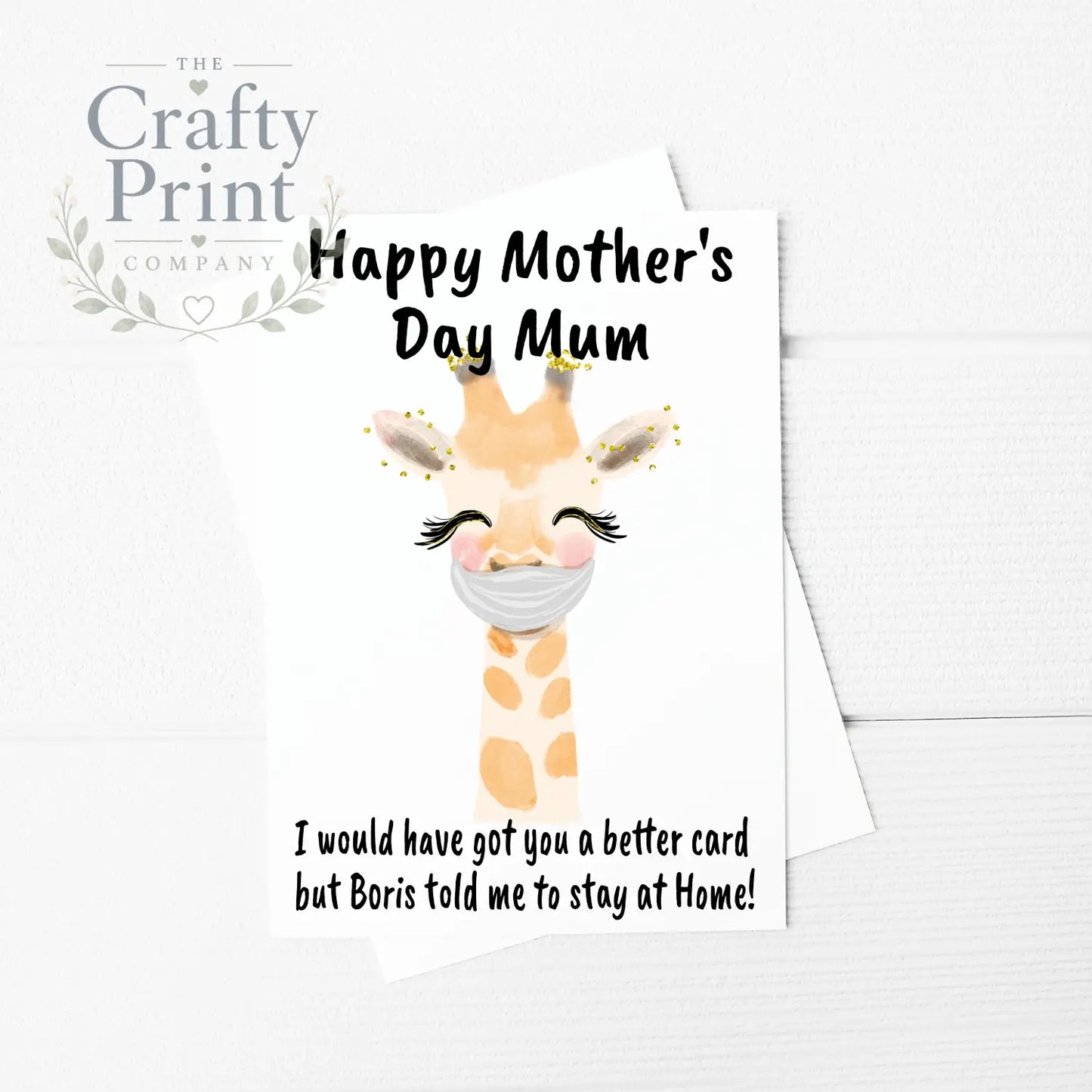 I would have got you a better card Giraffe Funny Mothers