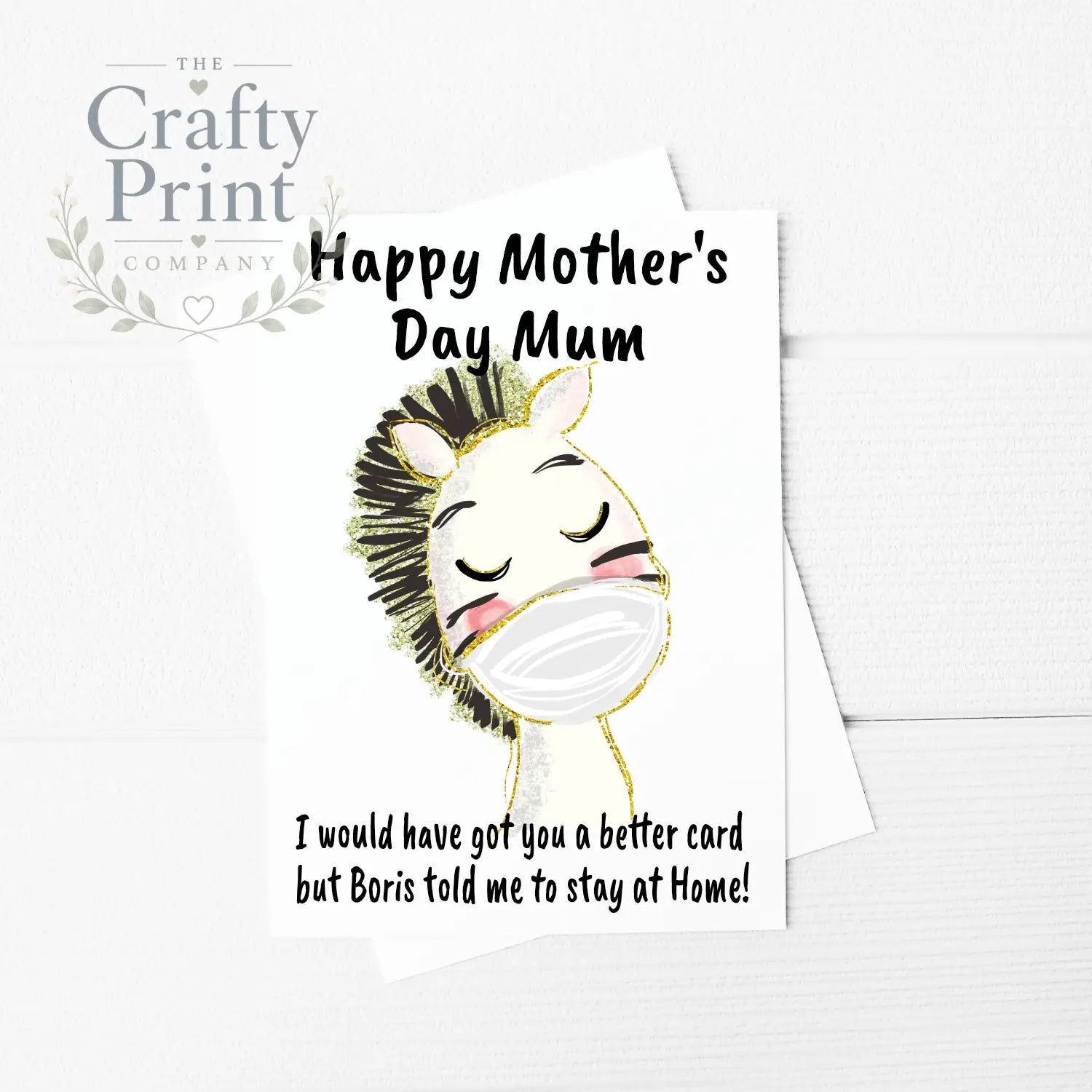 I would have got you a better card Zebra Funny Mothers Day