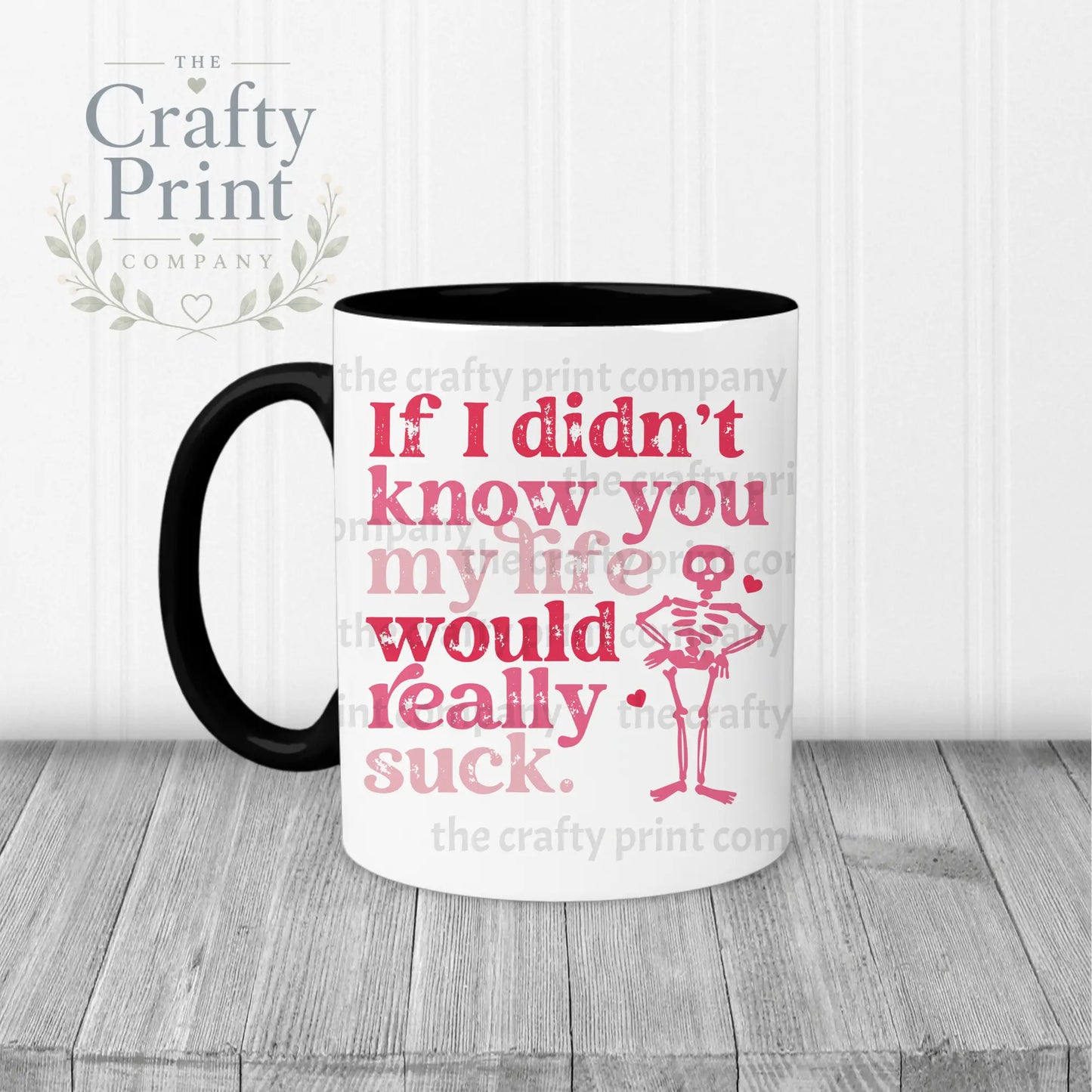 If I didn’t know you Mug - Black Handle & Inner - Mugs