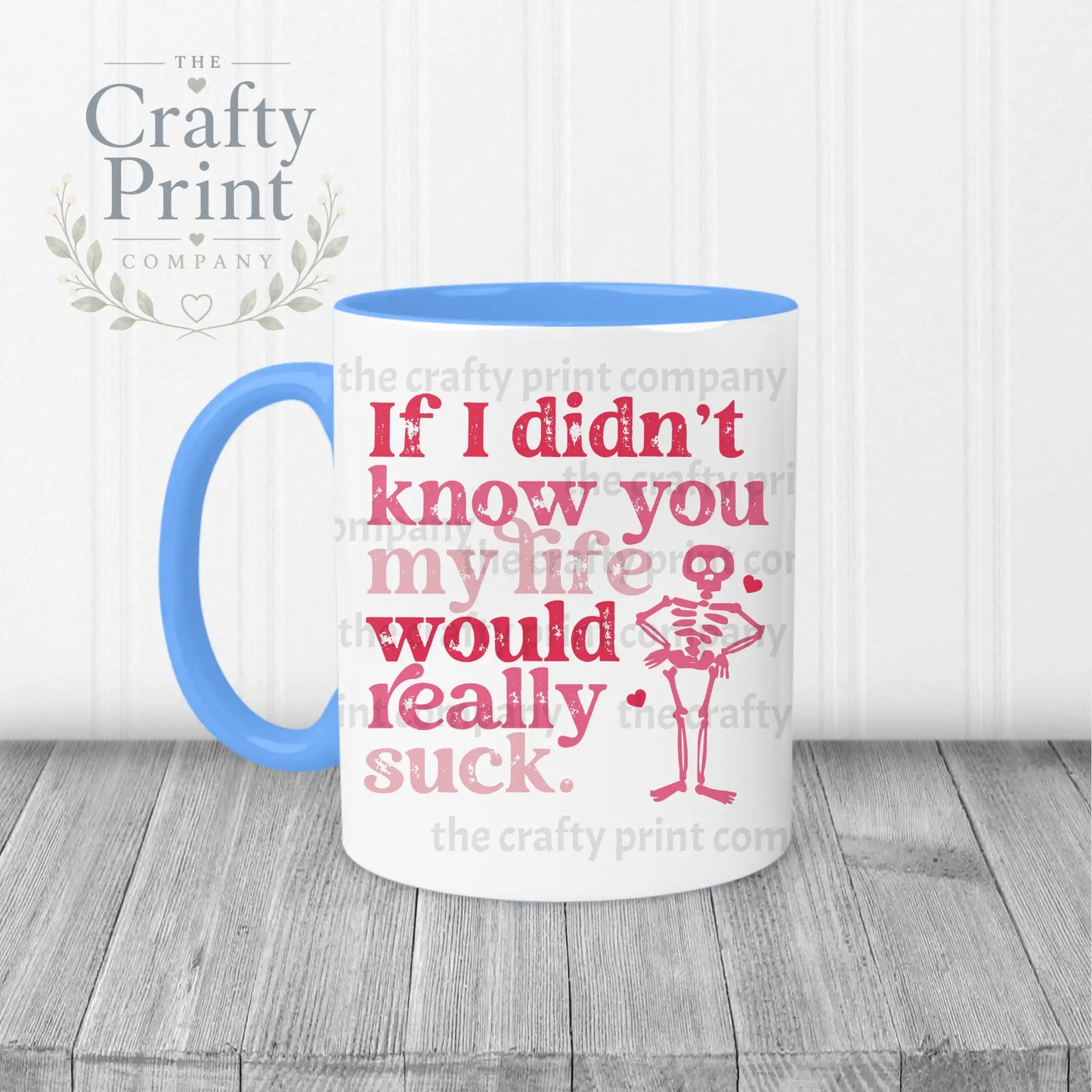 If I didn’t know you Mug - Blue Handle & Inner - Mugs