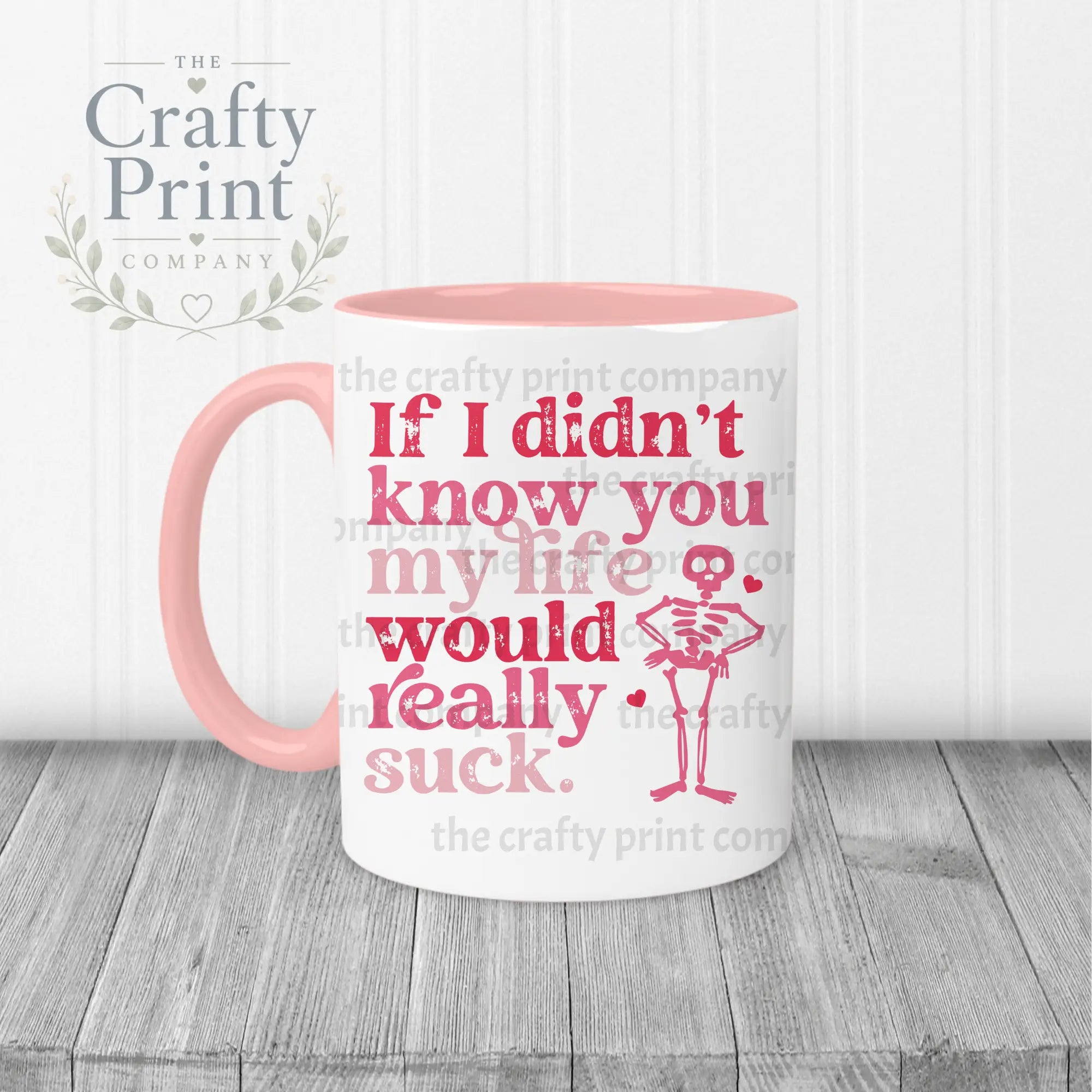 If I didn’t know you Mug - Pink Handle & Inner - Mugs