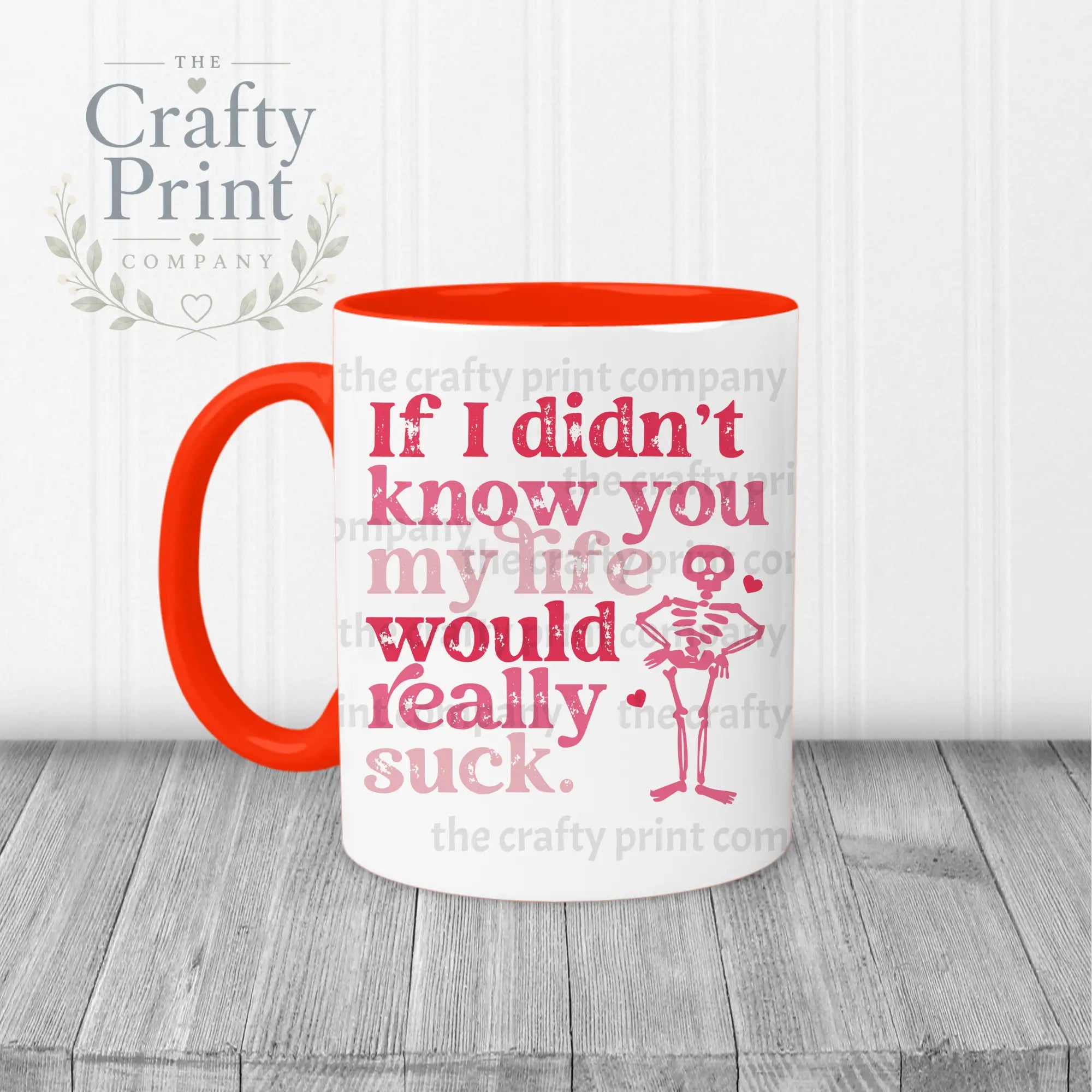 If I didn’t know you Mug - Red Handle & Inner - Mugs