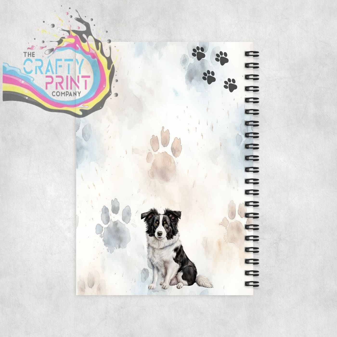 Impawtant Notes Border Collie Notebook - Notebooks &
