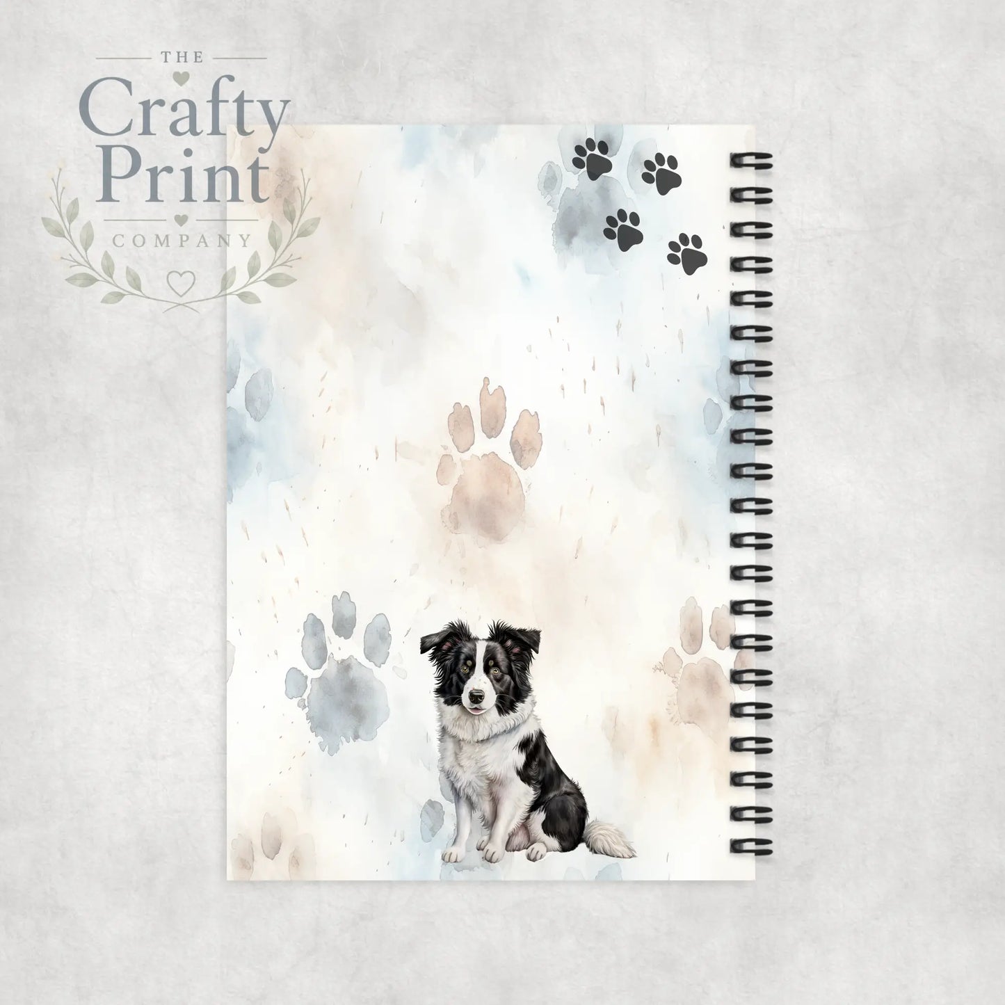Impawtant Notes Border Collie Notebook - Notebooks &