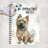 Impawtant Notes Cairn Terrier Notebook - Notebooks &