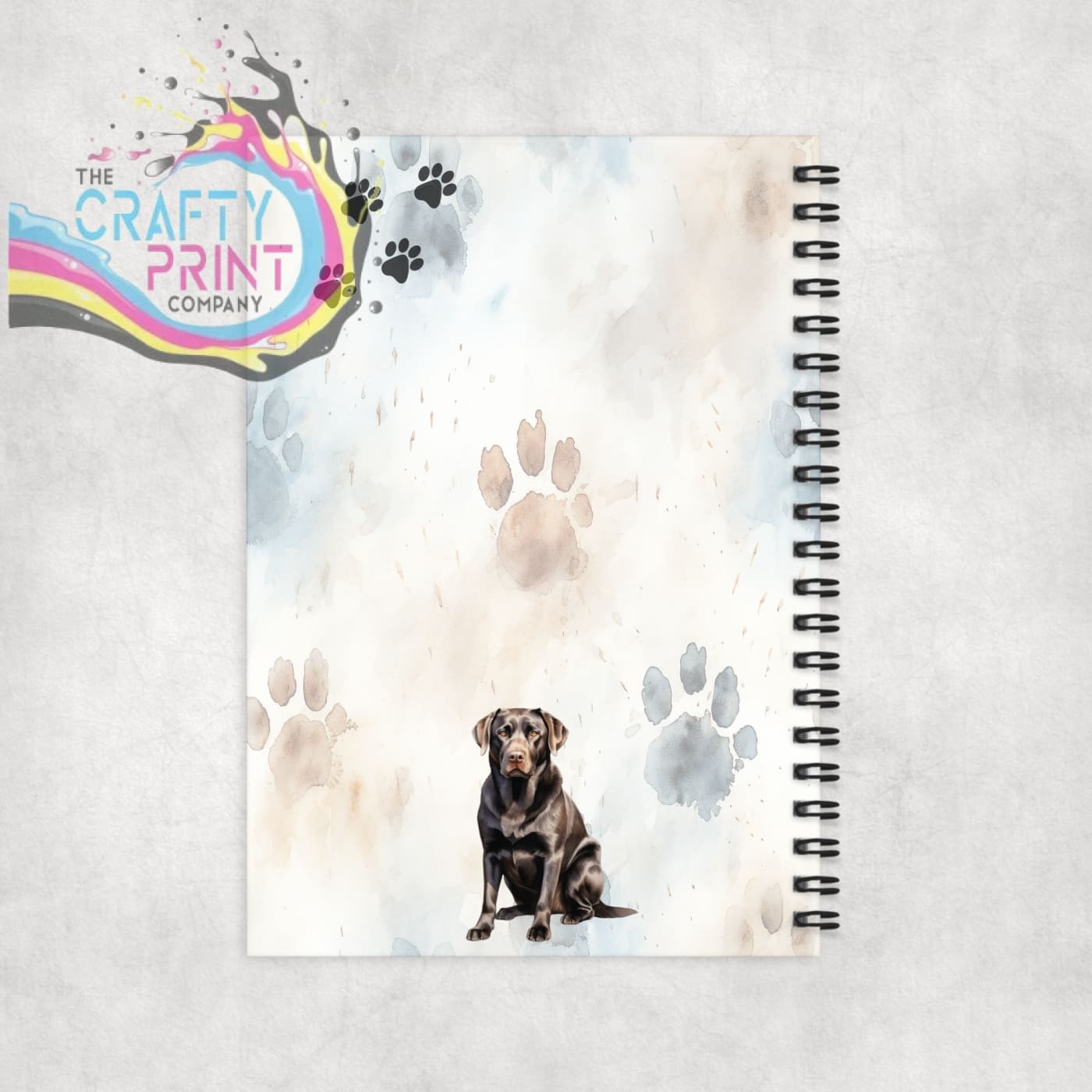Impawtant Notes Chocolate Labrador Notebook - Notebooks &