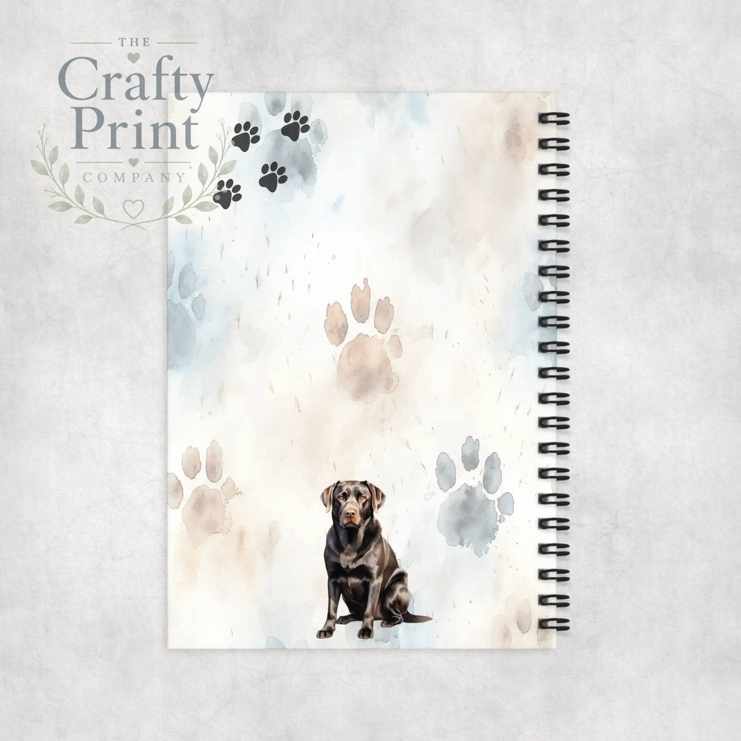 Impawtant Notes Chocolate Labrador Notebook - Notebooks &