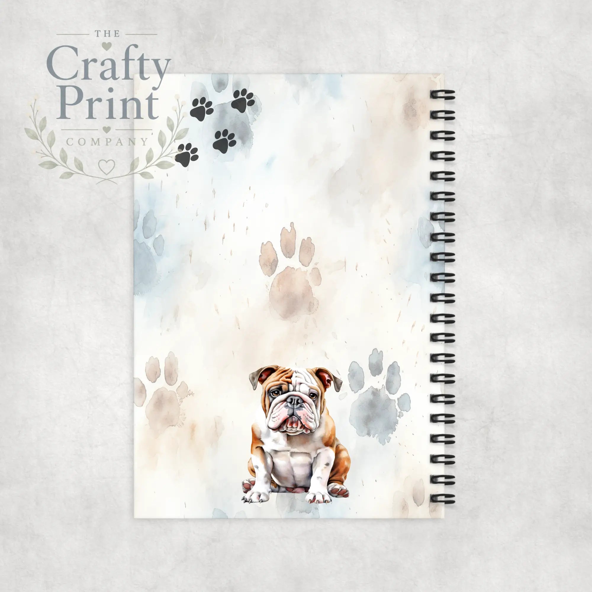 Impawtant Notes English Bulldog Notebook - Notebooks &