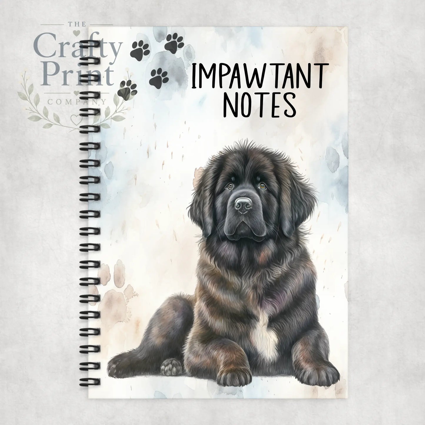 Impawtant Notes Newfoundland Notebook - Notebooks & Notepads