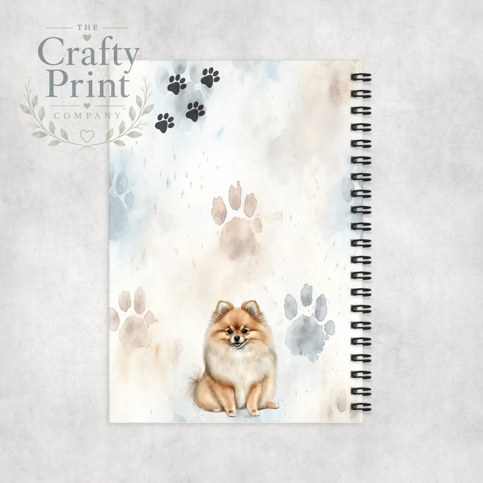 Impawtant Notes Pomeranian Notebook - Notebooks & Notepads