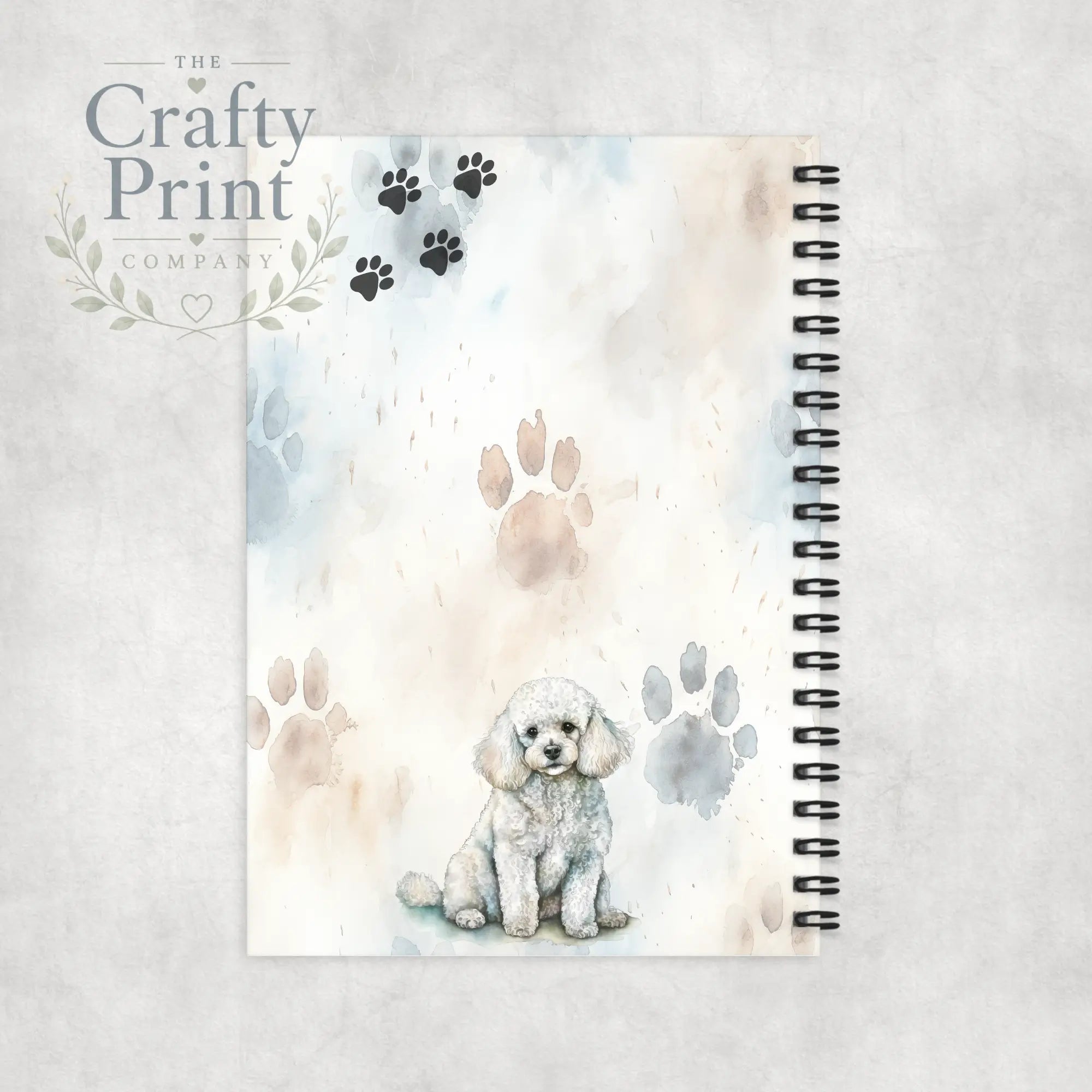 Impawtant Notes Poodle Notebook - Notebooks & Notepads