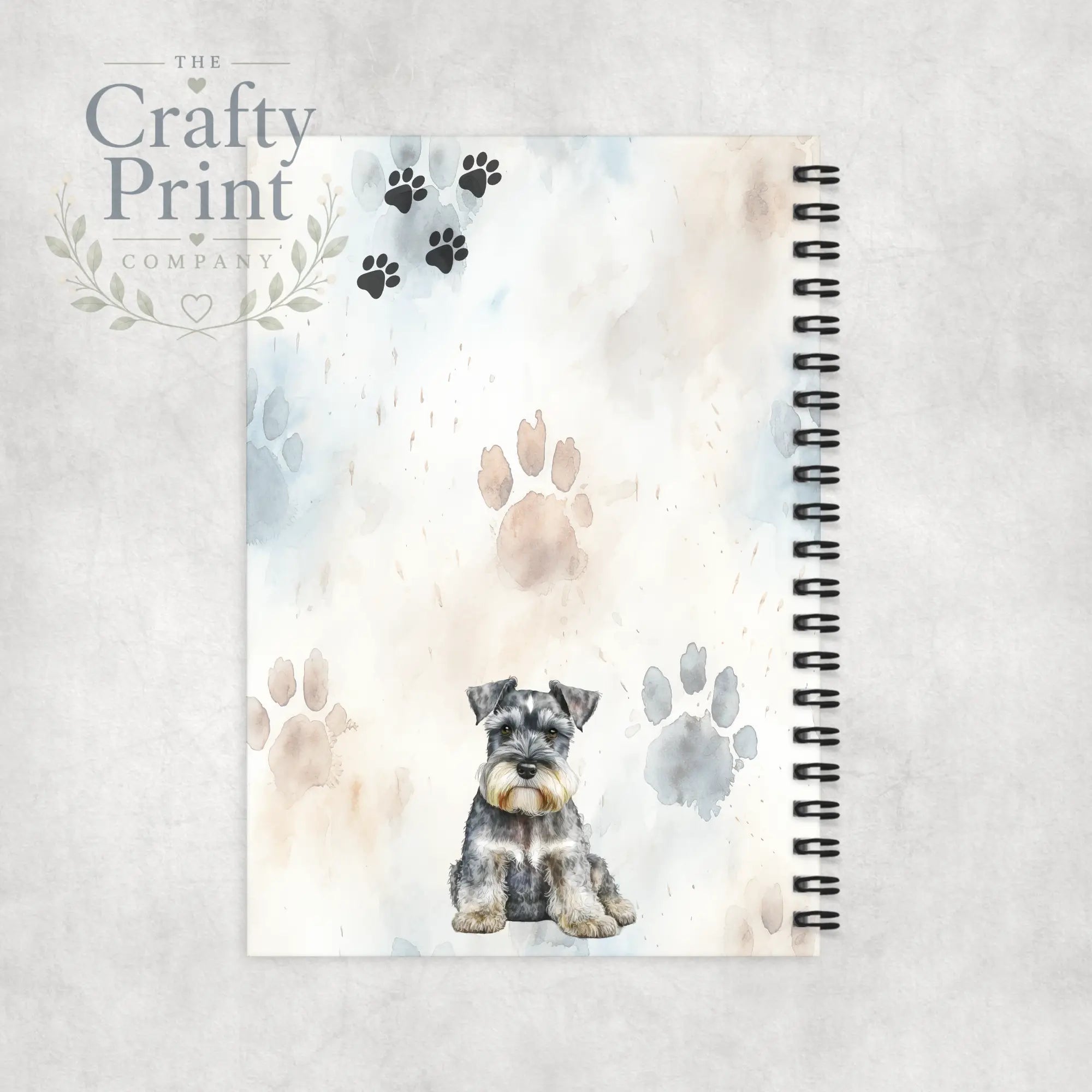 Impawtant Notes Schnauzer Notebook - Notebooks & Notepads