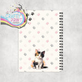 Impawtant Notes Tortoiseshell Cat Notebook - Notebooks &