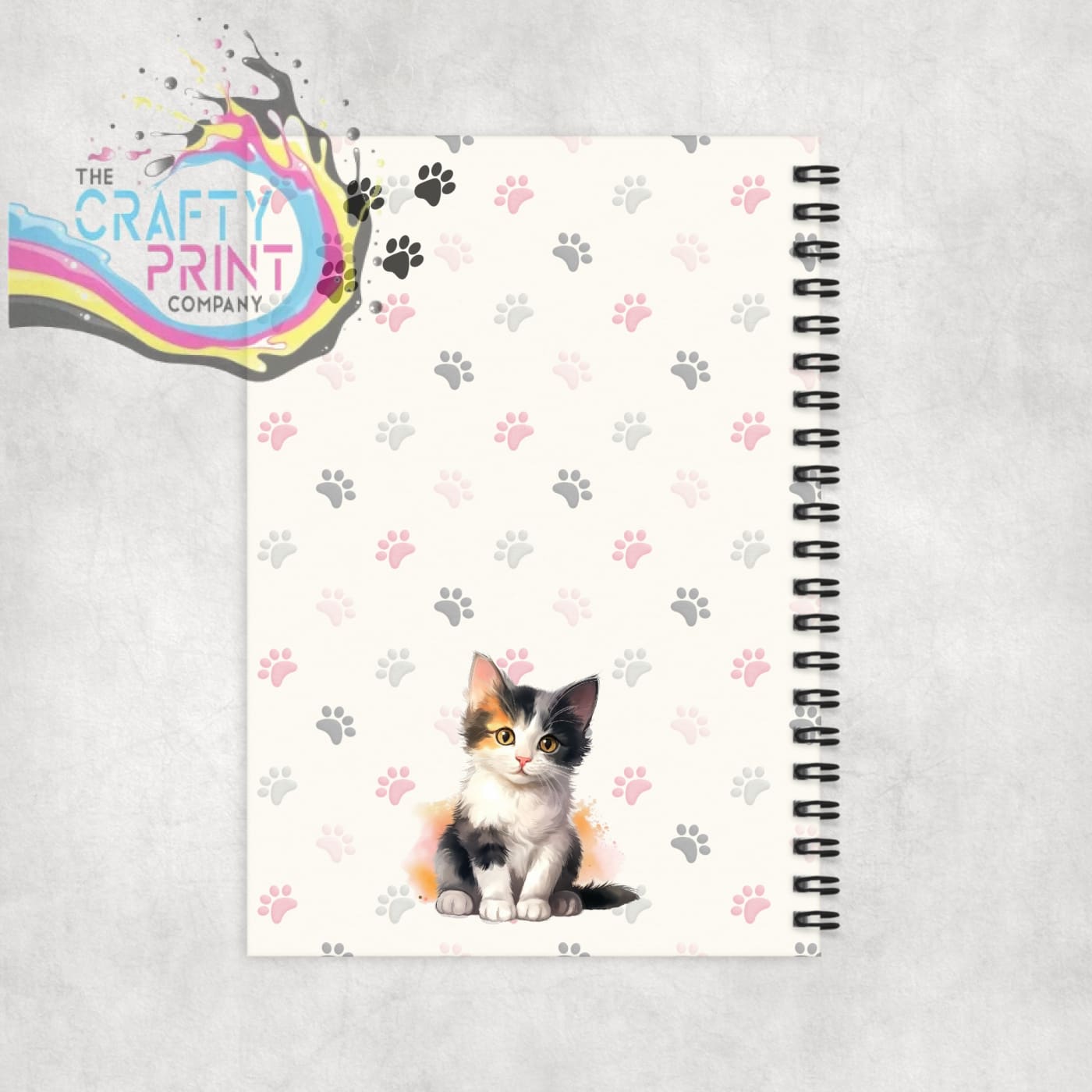 Impawtant Notes Tortoiseshell Cat Notebook - Notebooks &