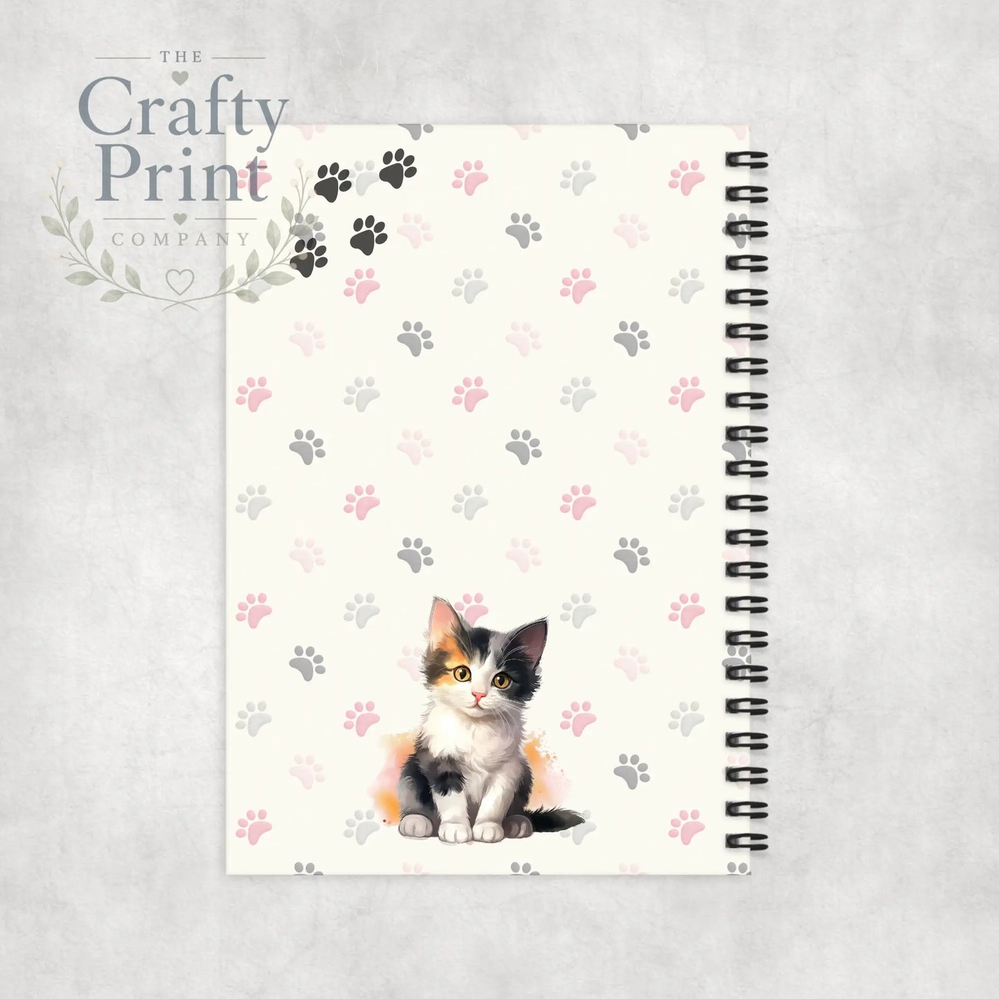 Impawtant Notes Tortoiseshell Cat Notebook - Notebooks &