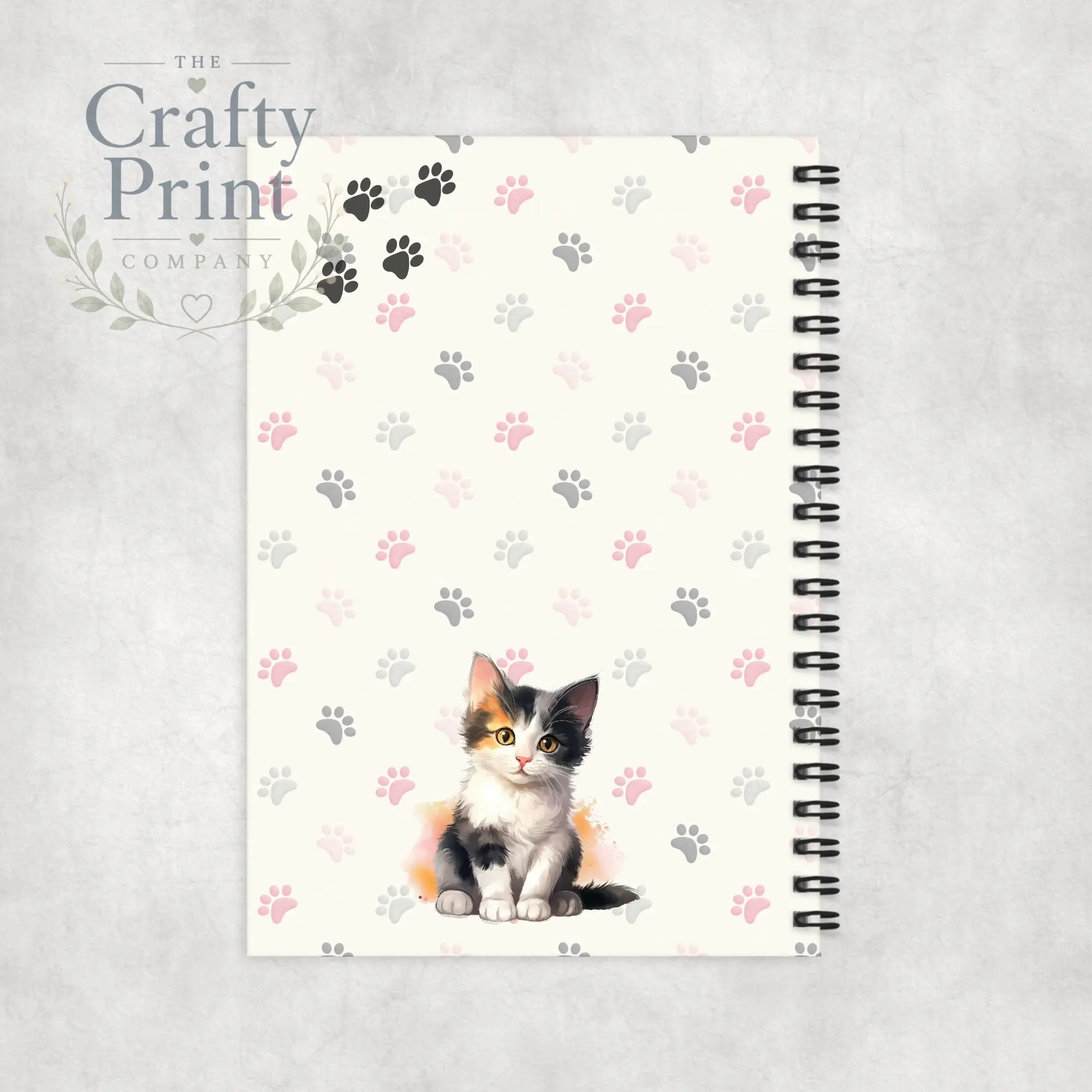 Impawtant Notes Tortoiseshell Cat Notebook - Notebooks &