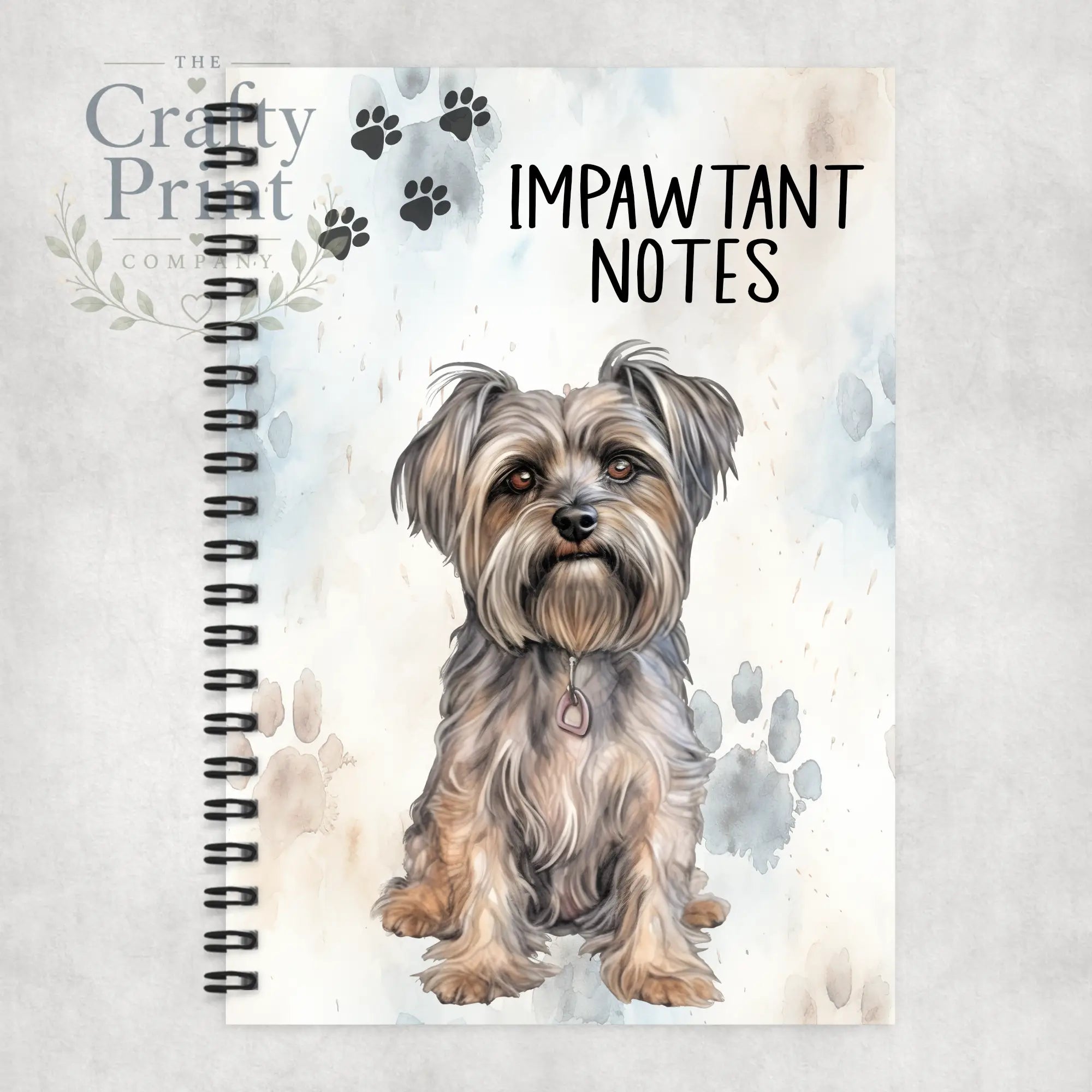 Impawtant Notes Yorkshire Terrier Notebook - Notebooks &