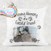 In Loving Memory of a Faithful Friend Pet Memorial Cushion