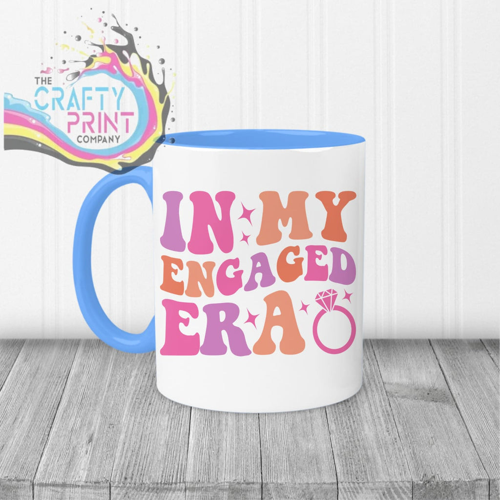 In my Engaged Era Mug - Blue Handle & Inner - Mugs