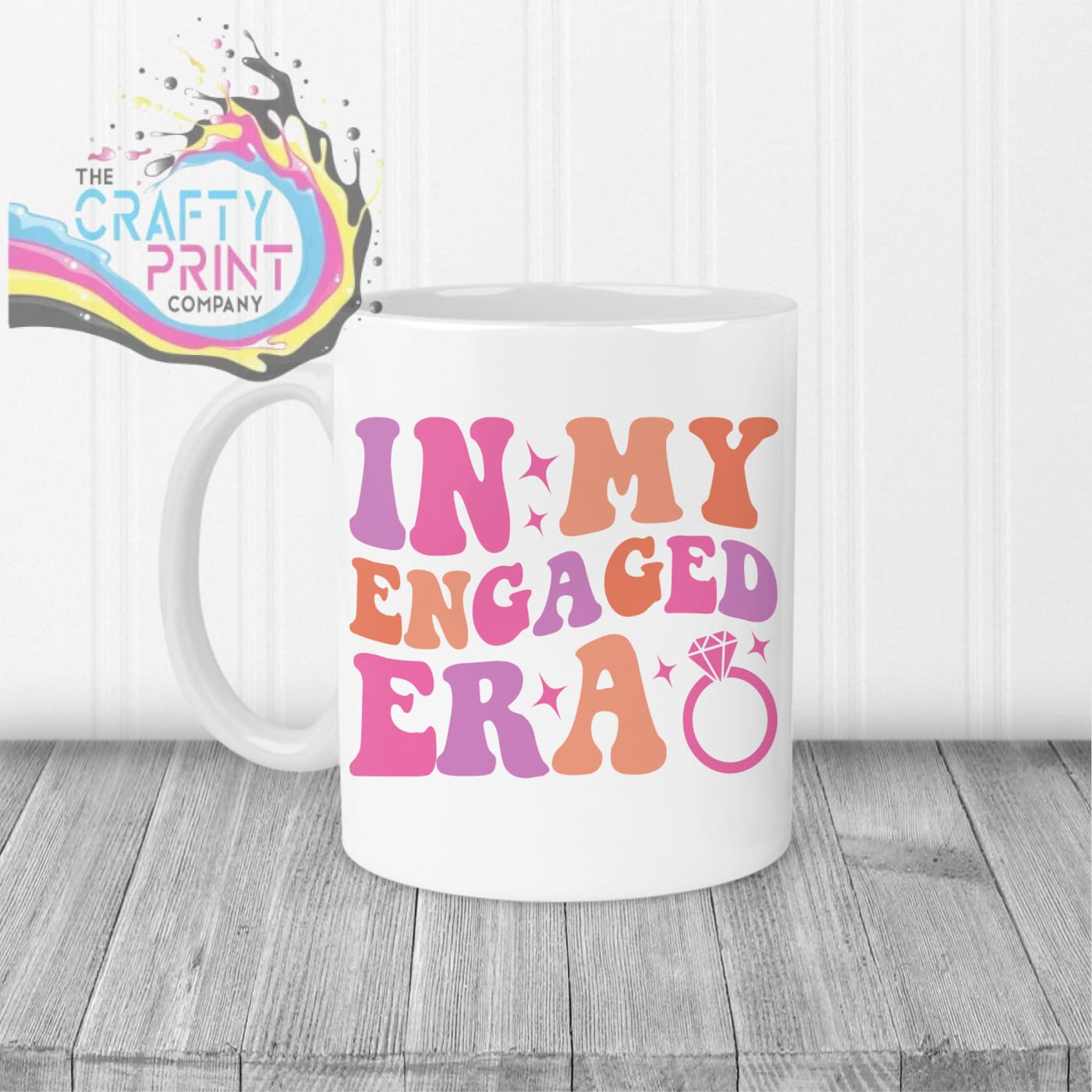 In my Engaged Era Mug - White Handle & Inner - Mugs