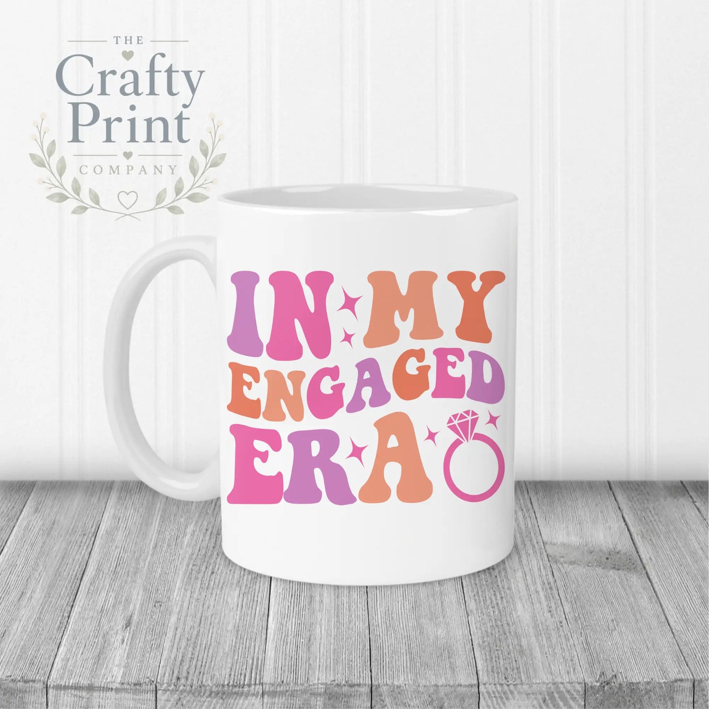 In my Engaged Era Mug - White Handle & Inner - Mugs