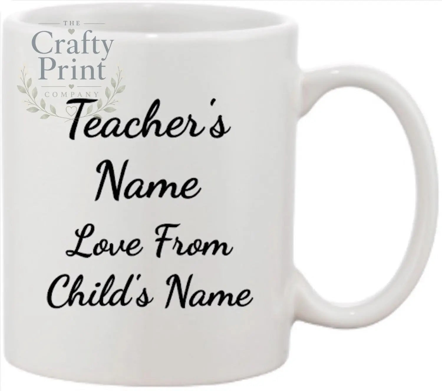 It takes a Big Heart to shape little minds Personalised Mug