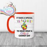 It takes a special teacher autism Mug - Mugs
