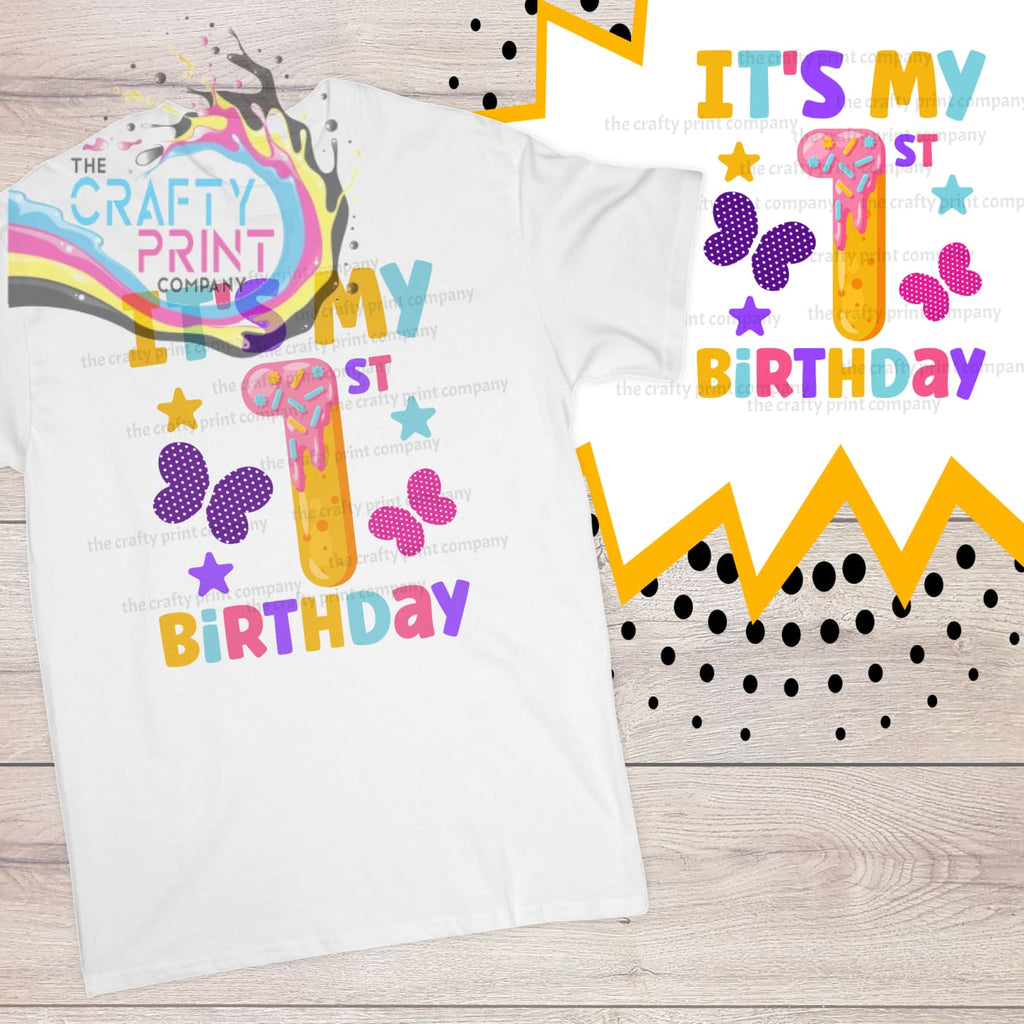 It’s my 1st Birthday Donut Children’s T-shirt - White -