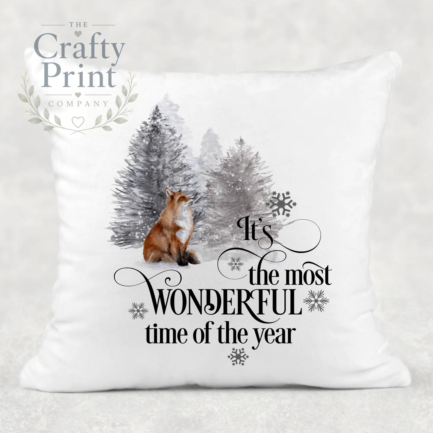 It’s the most wonderful time of Year Fox Cushion - Chair &