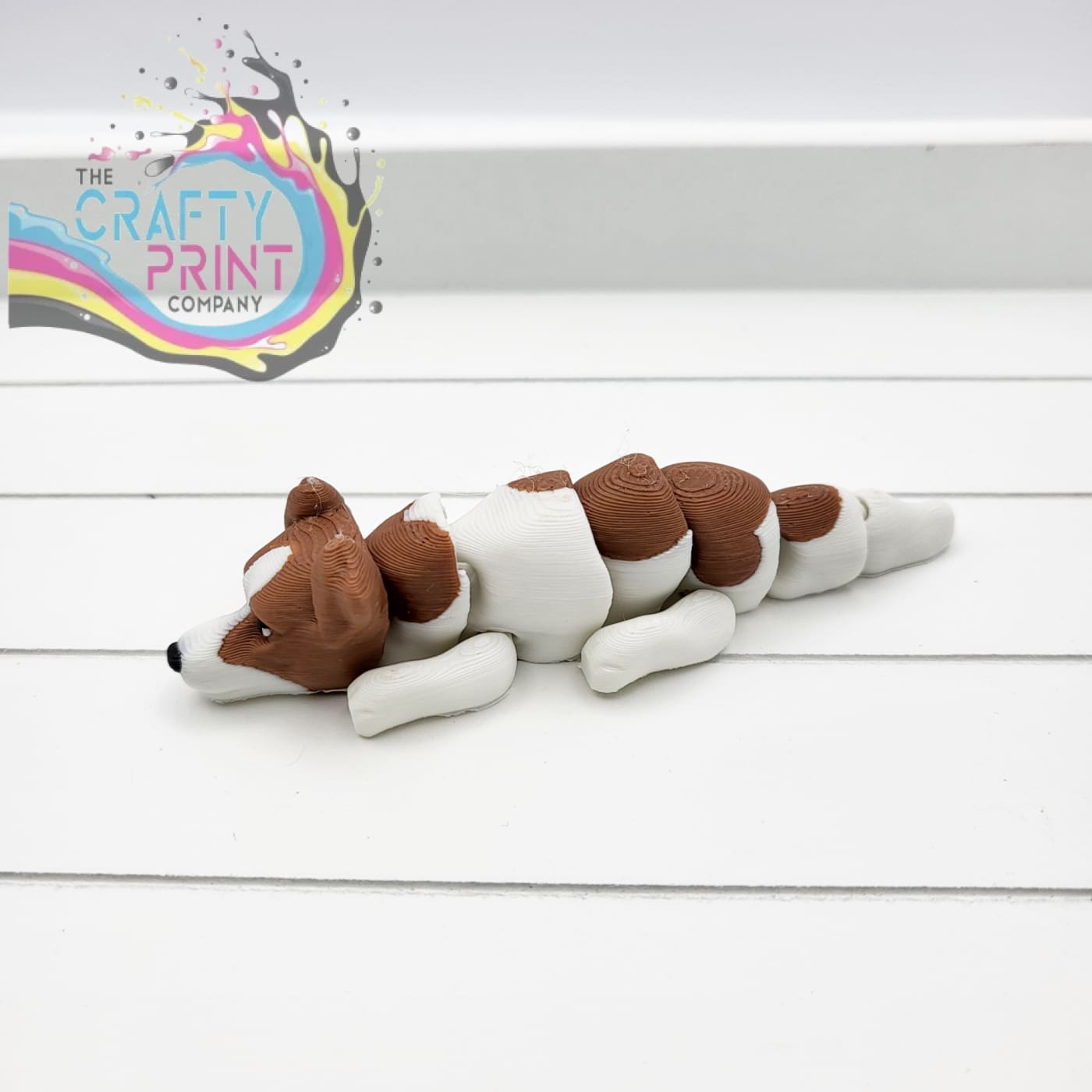 Jack Russell Articulated Flexi Keyring/Fidget