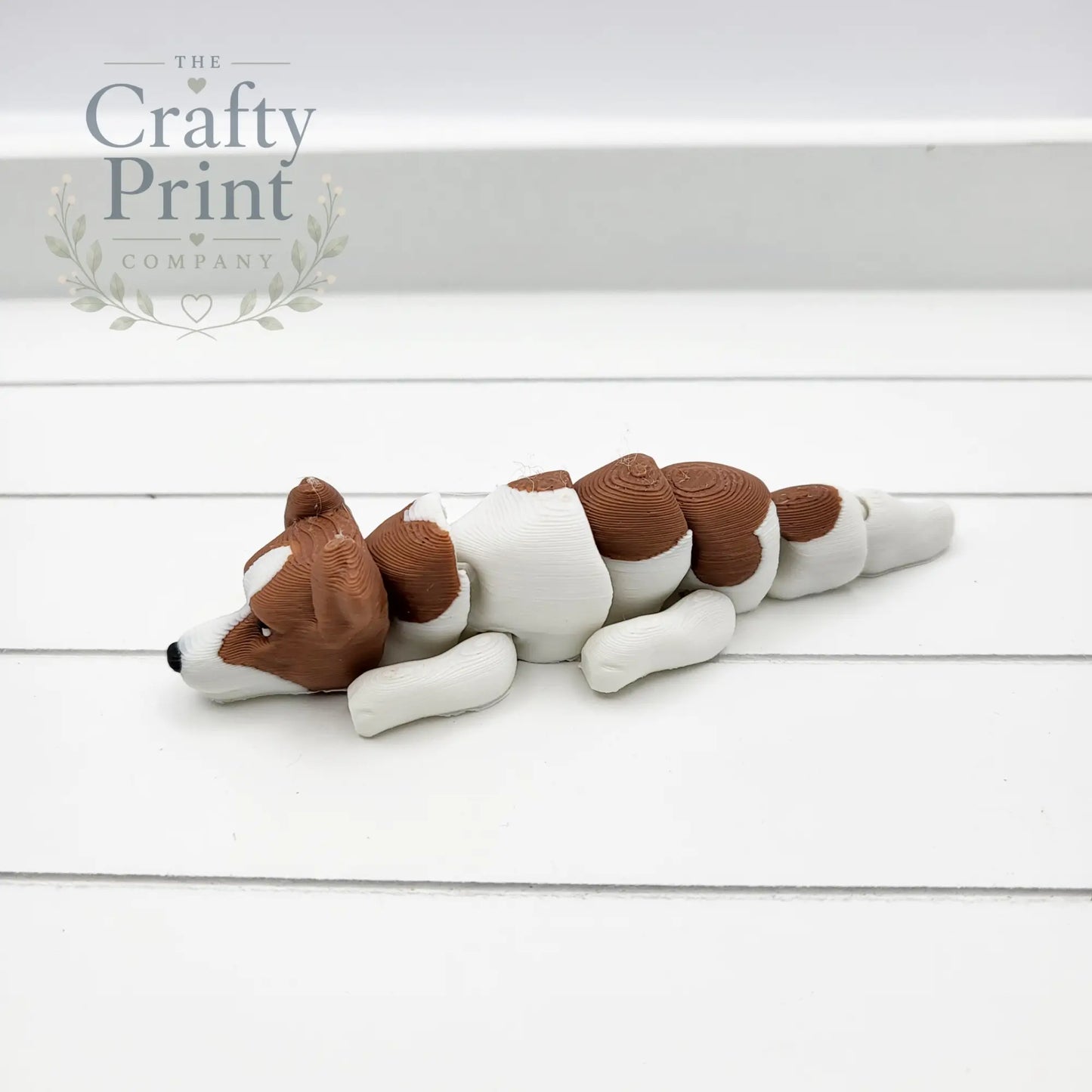 Jack Russell Articulated Flexi Keyring/Fidget