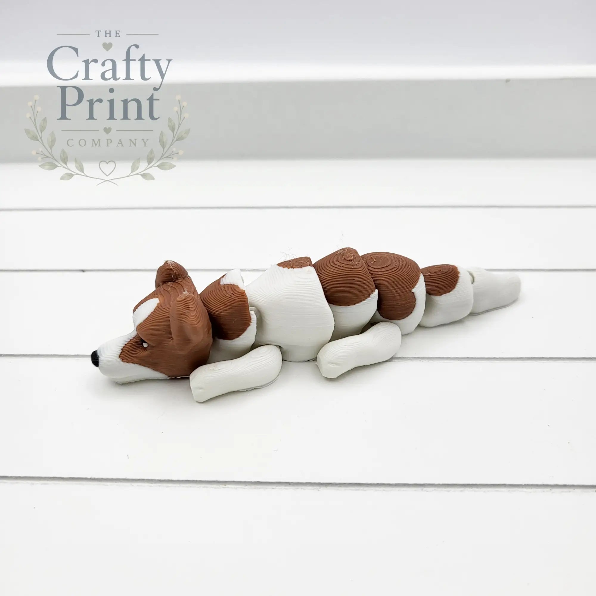 Jack Russell Articulated Flexi Keyring/Fidget
