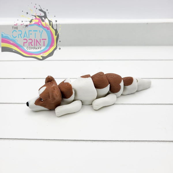 Jack Russell Articulated Flexi Keyring/Fidget