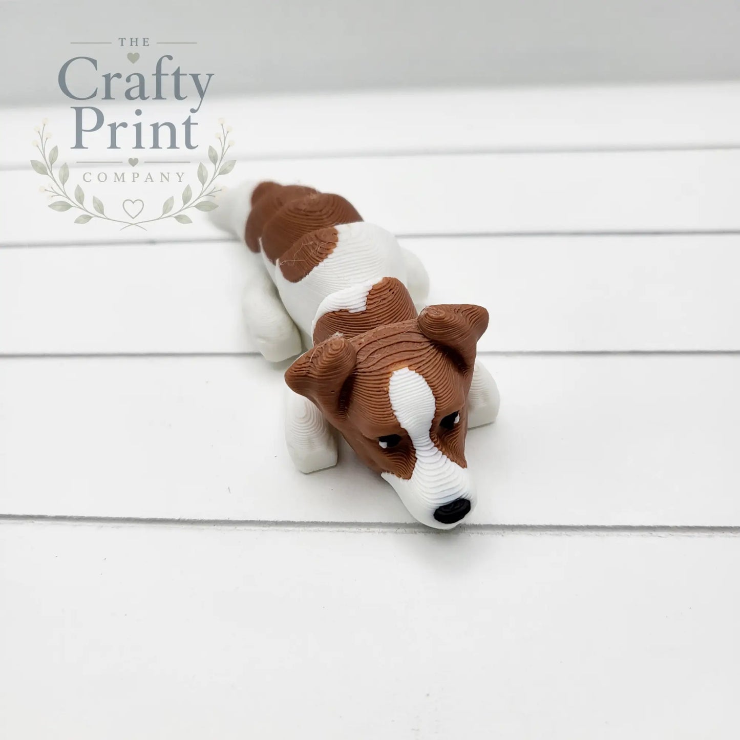 Jack Russell Articulated Flexi Keyring/Fidget