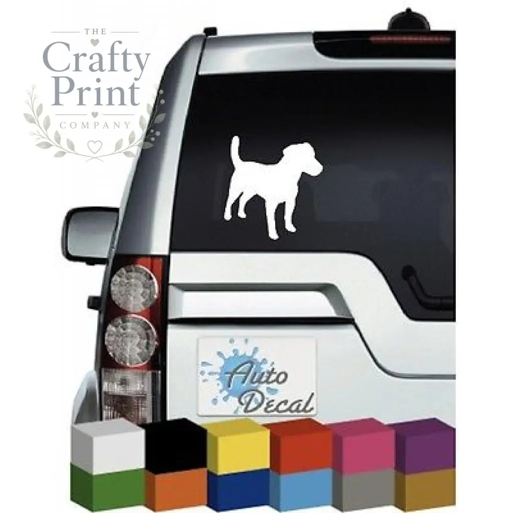 Jack Russell Dog Car Sticker - Bumper Stickers