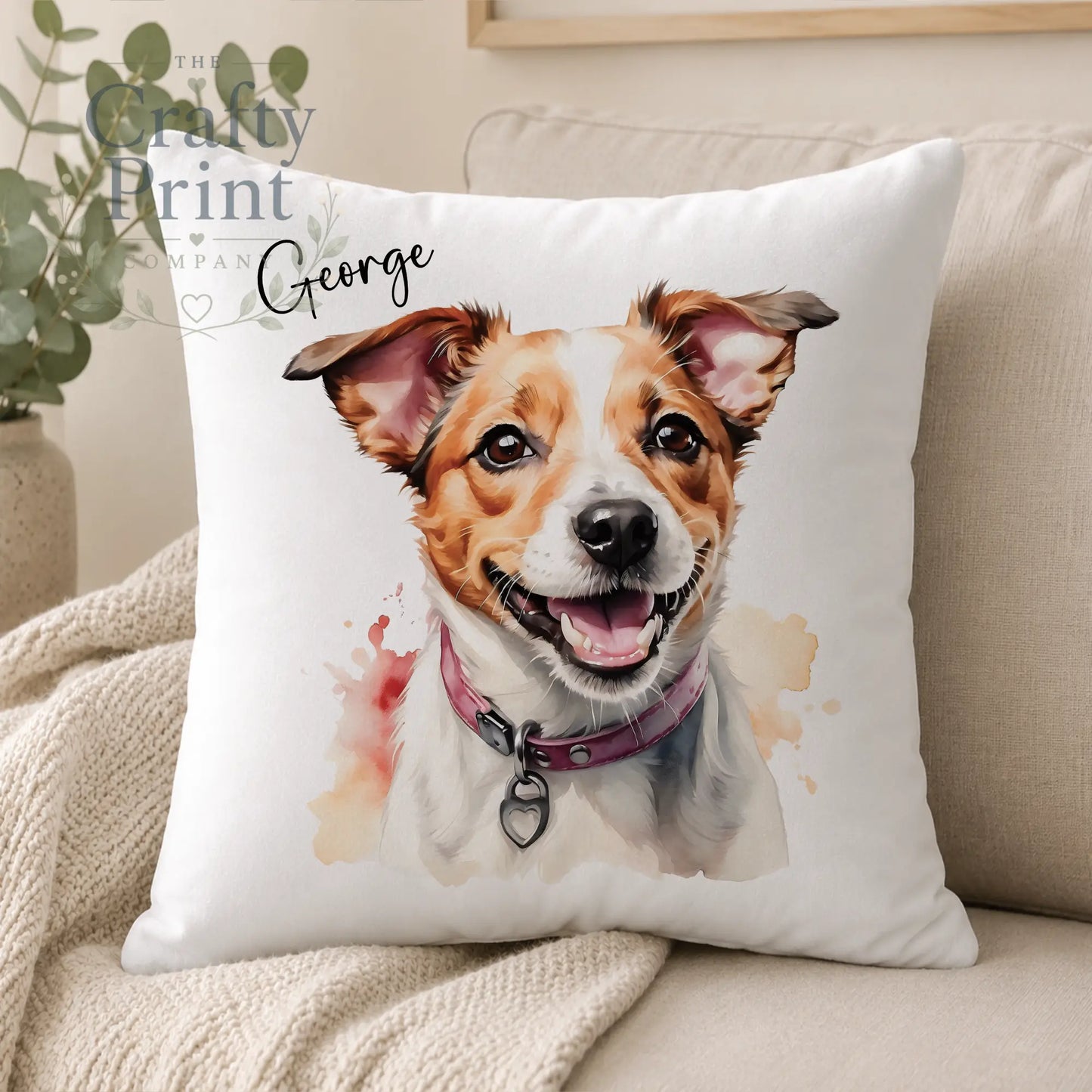 Jack Russell Terrier Cushion
