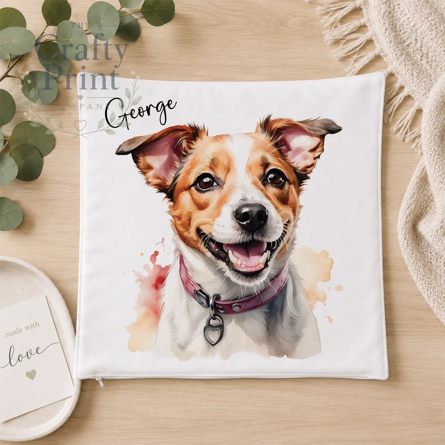 Jack Russell Terrier Cushion