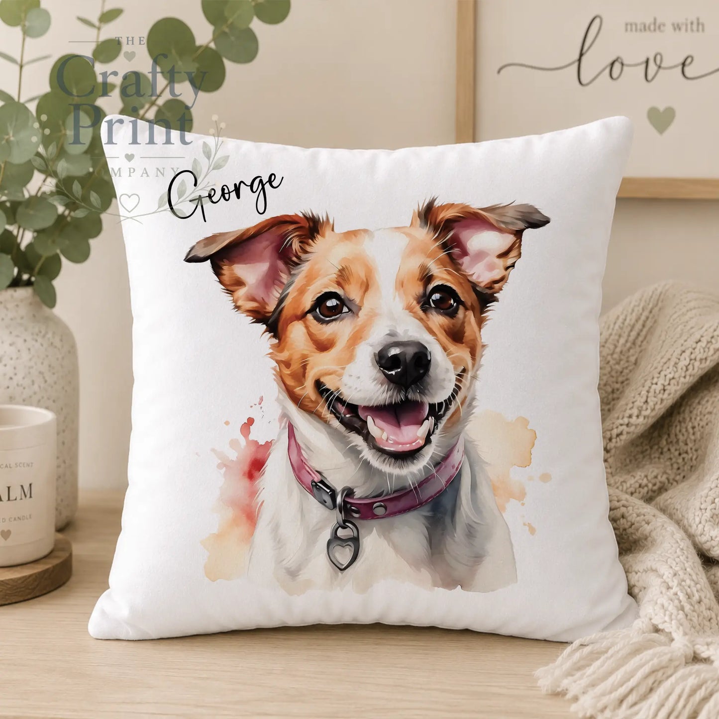 Jack Russell Terrier Cushion