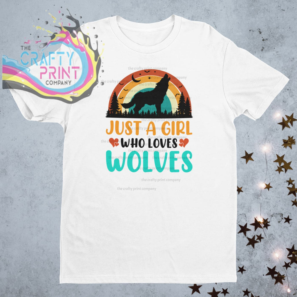 Just a girl who loves Wolves Children’s T-shirt - Shirts &