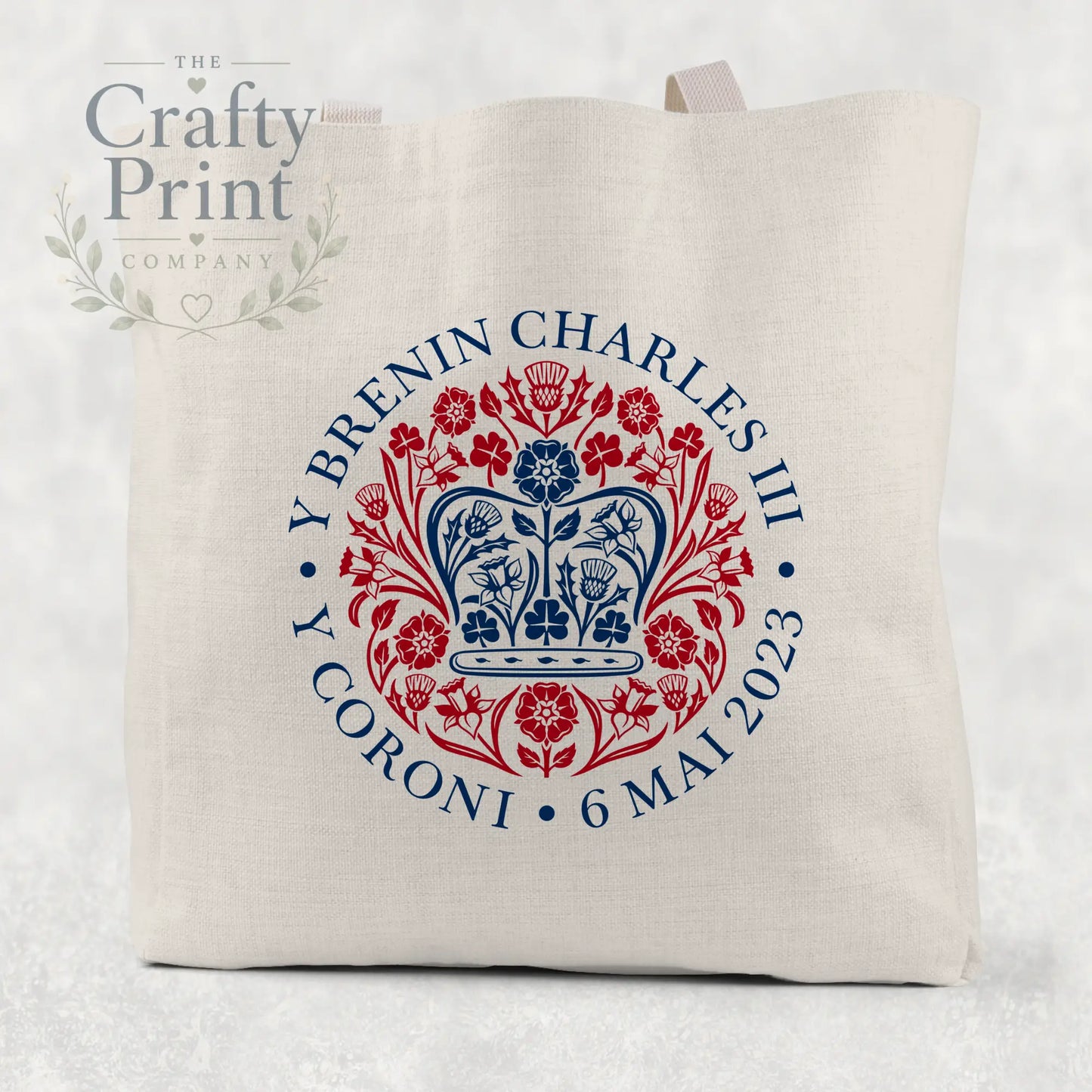 King Charles III Coronation Logo Tote / Goodie Bag - Small